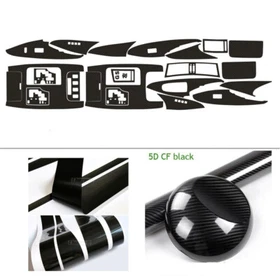 For LEXUS GS 2006-2011 5D Carbon Fiber Pattern Interior DIY Trim Decals