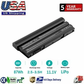 T54FJ Battery For Dell Latitude E6540 E6530 E6440 E6430 E6420 312-1163 312-1165