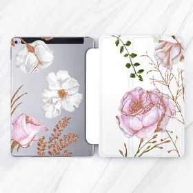 Nature Peony Wildflower Case For iPad Mini 7 10.2 10.9 11th gen Pro 13 Air 11 5