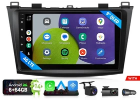 For 2010-2013 Mazda3 M3BLX7S 6+64G Android 14 Radio Car Stereo GPS CarPlay Video