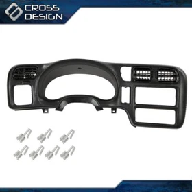 Fit For 98-04 Chevy S-10 GMC Jimmy Sonoma Blazer Speedo Dash Bezel Din 