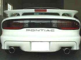  REAR BUMPER INSERTS  OVERLAY DECALS FITS: PONTIAC TRANS AM  FIREBIRD 93-02