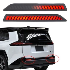 For Toyota RAV4 2026+ LED Rear Bumper Reflector Fog Light w/ Turn Signal Light