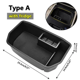 For Toyota Land Cruiser J200 Series Console Armrest Storage Box Tray Organizer