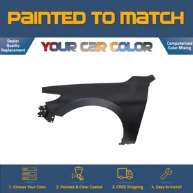 For 2019-2023 MAZDA 3 HATCHBACK, Left Fender (Driver Side) Painted to Match