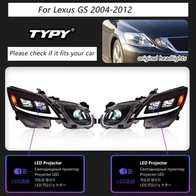 LED Headlight Assembly For Lexus GS300 GS350 GS430 06-11 Sequential Signal Pair