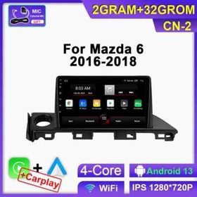 Android Video Player For Mazda 6 Atenza 2016-2018 Car AutoRadio Carplay GPS Navi