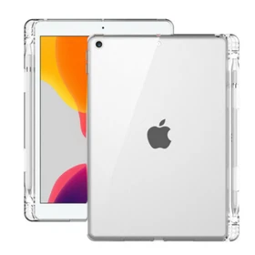 Clear Case with Pencil Holder for iPad 7th 8th 9th Gen 10.2" Mini 1/2/3/4/5/6/7