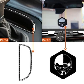 Suitable for Dodge Challenge central control decorative sticker