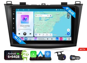 For 2010-2013 Mazda3 M3BLX7S 6+64G Android 14 Radio Car Stereo GPS CarPlay Video