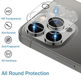2Pcs Privacy Tempered Glass Screen/Camera Protector For Apple iPhone 14+/Pro Max
