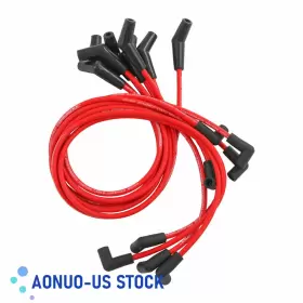 ACCEL-8871 AONUO-US Spiral Core Spark Plug Wires End Chevy #3