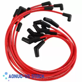 ACCEL-8871 AONUO-US Spiral Core Spark Plug Wires End Chevy