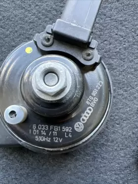 8T0951223A AUDI Left Right Horn High Tone Frequency A4 S4 A5 #3
