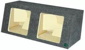 KL15DC AUDIO ENHANCERS Subwoofer Enclosure Box Carpeted