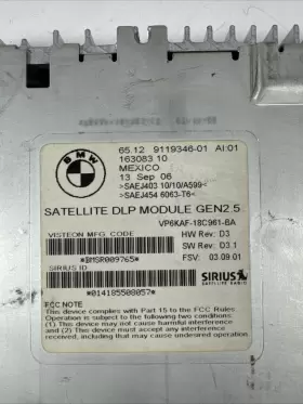 9119346-01 BMW Dlp Radio Tuner Module E60 E92 E90 Satellite #2