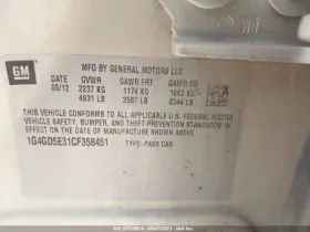 Lacrosse BUICK Chassis Ecm Body Control Bcm Volt #3