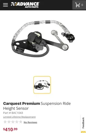 BAC1043 CARQUEST Ride Sensor Lexus