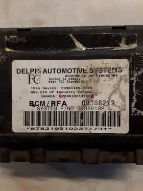 26861021330A CHEVROLET Chassis Ecm Body Control Bcm Left Dash