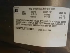 591-06533 CHEVROLET Chassis Ecm Body Control Bcm Right Dash
