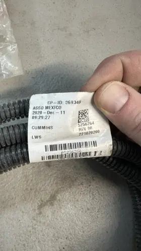 5256264 CUMMINS Etr Cnt Mdl Wrg Harness Control Module