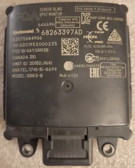 68263397AD DODGE Left Blind Spot Detection Module Mopar Ram