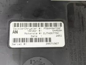 P56049072AG DODGE Central Timing Body Control Module Unit Ctm #2