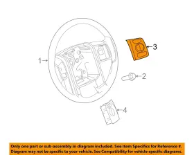 6L2Z9C888EAA FORD OEM Sport Trac Steering Wheel Explorer