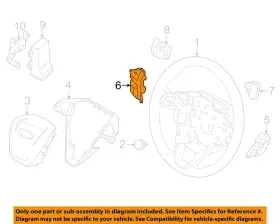 HG9Z9C888BB FORD OEM Steering Wheel Cruise Switch Fusion
