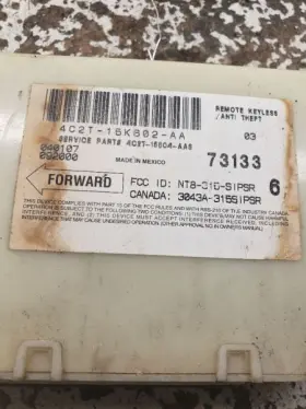4C2T15K602AA FORD TRUCK Chassis Ecm Theft Locking Remote Van #2
