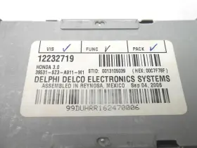 39531-SZ3-A91 HONDA Onstar Control Module Driver Assist Rl #3