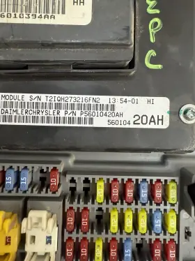 P56010420AH JEEP Bcm Control Module Fue Box Liberty #3