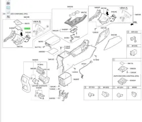 95560-D9100 KIA Unit Wireless Charging Sportage