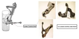 512.MA1O14 MASERATI Granturis Lower Control Arm Front