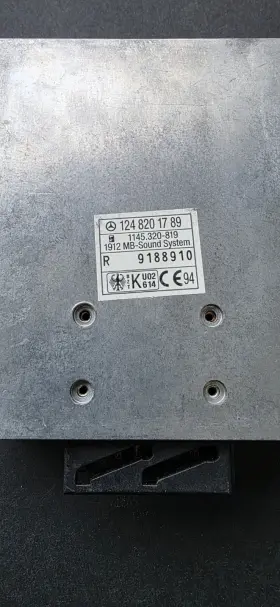 A1248201789 MERCEDES Sound Amplifier W124 E320 E420 300E