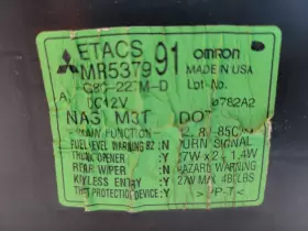 MR537991 MITSUBISHI Etacs Body Control Module Fuse Unit #2