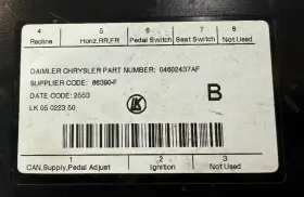 04602437AF MOPAR Seat Ecu Control Module Dodge Durango #3