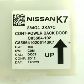 284G43KA8A NISSAN Pathfindr Power Liftgate Ecu #3