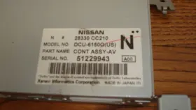 28330-CC210 NISSAN Gps Display Screen Control Module Murano #3