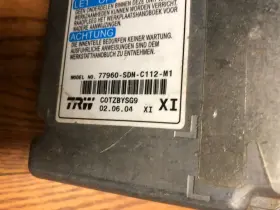 77960-SDN-C112-M1 HONDA Control Module Srs Accord #2