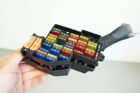 7L0-941-828 PORSCHE Front Passenger Right Dashboard Dash Fuse #2