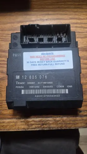 12805076 SAAB Boby Control Module Bcm