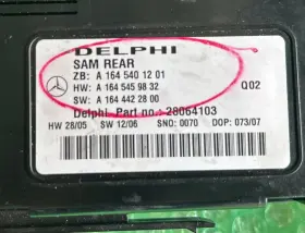 A1645401201 SIGNAL Rear Module Acquisition GL450 ML350 R350 #2