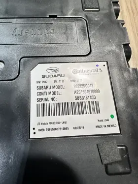 86222SG012 SUBARU Telematics Control Module Wrx Sti Forester #2