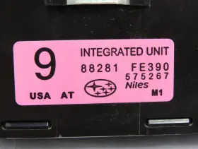 88281FE390 SUBARU Wagon Integrated Unit Impreza #2