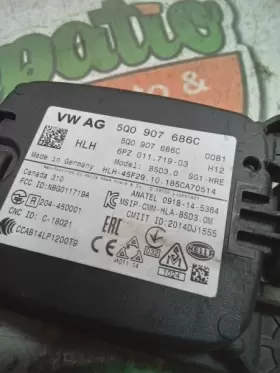 596-12298R VOLKSWAGEN Chassis Ecm Driver Assist Blind Spot #3