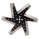 Derale Engine Cooling Fan Blade - 15" High Performance Stainless Steel Standard