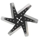 Derale 19115 15" High Performance Stainless Steel Standard Rotation Flex Fan, Bl