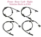 4 x ABS Wheel Speed Sensor Front-Rear L/R Fits Nissan Rogue 14-20 Built In USA