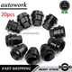 20PCS Black Lug Nut Covers Caps For Chevy S10 Blazer GMC Sonoma Jimmy 1994-2005